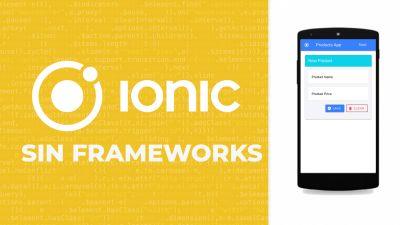 Ionic4 App sin Frameworks