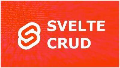 Svelte CRUD Web App