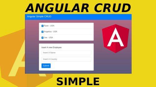 Angular CRUD Simple | Tu primer Aplicación CRUD en Angular