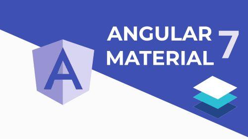 Angular Material 7 Tutorial