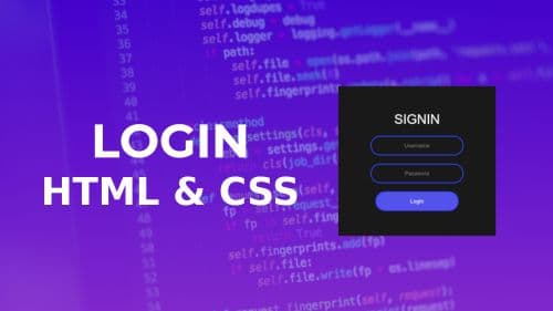 HTML & CSS Login, Ejemplo Practico