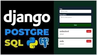 Django PostgreSQL CRUD