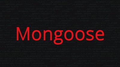 Mongoose | Mongodb ORM